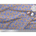 thumbnail image 3 of Soimoi Poly Georgette Fabric Text & Tiger Face Cartoon Print Fabric by The Yard 52 Inch Wide, 3 of 3