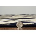 thumbnail image 4 of Linon Calibri Sasha Polypropylene 4'3"x7'3" Rug in Blue and Bone, 4 of 6