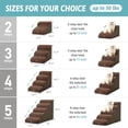 thumbnail image 2 of Dog Stairs for Small Dogs .” H Pet Step with Leakproof Cover High Density Foam Cat Ramp for Couch Sofa or Chair Lightweight Durable Comfort .x.x Step, 2 of 7