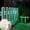 Green, variant on Luminous Self- Glow in the Dark Tape for Home and Stage Enhancement
