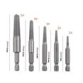 thumbnail image 3 of EGNMCR Trousse d'Extracteur de Vis Abîmée et Trousse d'Extracteur de Vis Dénudée avec Embout d'Extension Magnétique Tête Hexagonale, 3 of 8
