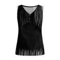 thumbnail image 4 of Plebaso Womens Print Tank Tops Ribbed Sleeveless Casual Tops Button up V Neck Slim Knit Tees for Women, 4 of 5