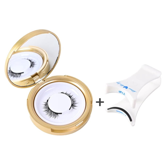Lumeer Cils Magnétiques avec Applicateur Cils Magnétiques Réutilisables avec Applicateur, Style Naturel Débutants Cils Auto-Adhésifs Kit d'Extension de Cils Sans Colle