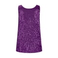 thumbnail image 4 of Plebaso Débardeurs à Paillettes Sans Manches pour Femmes, Mode Fête Clubwear, 4 of 6