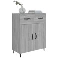 thumbnail image 2 of vidaXL Sideboard Grey Sonoma 69.5x34x90 cm Engineered Wood, 2 of 5