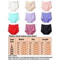 thumbnail image 3 of Innerwin sous-Vêtements Hipster Culottes pour Femmes Plage Taille Haute Culottes Douces Rouges 3TG, 3 of 3