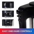 thumbnail image 3 of Total Chef 250 Watts 6-Speed Hand Mixer with Turbo Boost, Efficient Mixing for Baking & Cooking, 3 of 7