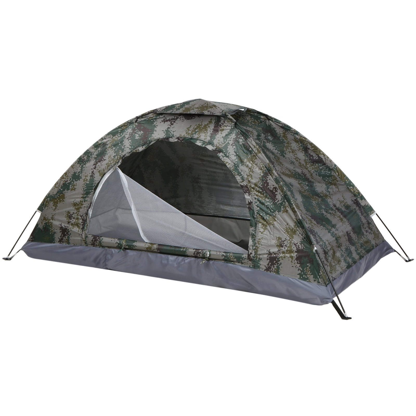 Ultralight Camping Tent Single Layer Portable Tent - Coating UPF 30+ for Outdoor Beach Fishing 200x150x110cm (for 2 person)