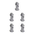thumbnail image 1 of Baohd Graceful Resin Girl Angel Figurine Statue Decorative Desktop Accent Praying Left 5Set, 1 of 6