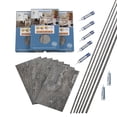 thumbnail image 1 of PALISADE 25.6in x 14.8in Vinyl Wall Tile Shower Kit in Spanish Marble, 1 of 6