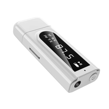 Adaptateur Bluetooth Usb pour Stéréo de Voiture, Récepteur Bluetooth Fm Usb pour Voiture, Lecture Mp3, Audio AUX, Émetteur Stéréo à Double Sortie, Adaptateur 5.0 AUX vers Bluetooth pour Voiture