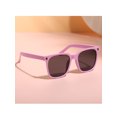 thumbnail image 2 of Faithtur Kids UV400 Protection Sunglasses, Contrast Color Square-Rimmed Glasses for Boys, Girls, 2 of 9