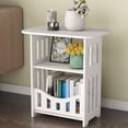 thumbnail image 4 of Iodue Rack Bed Side Table Side Table With Storage Rectangular Small End Table 12.6x8.7x15.8in Night Stand Modern Side Tables For Bedside Living Room Bathroom Night Stand, 4 of 4