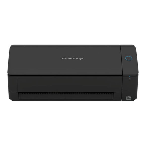 Ricoh ScanSnap iX1300 Compact Wireless or USB Double-Sided Colour Document, Photo & Receipt Scanner with Auto Document Feeder and Manual Feeder for Mac or PC, Black