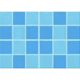 thumbnail image 1 of Ahgly Company Machine Washable Indoor Rectangle Transitional Deep Sky Blue Area Rugs, 5' x 8', 1 of 7