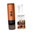 thumbnail image 1 of Lipstore Capsule Coffee Machine Premium Car Espresso Maker for Office Kitchen Camping Orange, 1 of 8