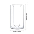 thumbnail image 2 of SIfdSeng Small Compact Disposable Paper Cup Dispenser Mouthwash Rinsing Cups Storage Holder for Bathroom Vanity Countertops Bedroom Organizer Decoration Storage, 2 of 6