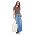 thumbnail image 2 of George Women's Rib Crew-Neck T-Shirt, 2 of 6