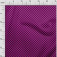 thumbnail image 3 of oneOone Polyester Spandex Fuschia Pink Fabric Check Dress Material Fabric Print Fabric By The Yard 56 Inch Wide, 3 of 4