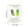 thumbnail image 2 of Cute Pickle Design Pocket Hug Card Pocket Hug Card Funny Positive Pickle With Card Pickle Party Decorations Graduation Pickle Mixed Cards Cards for Seniors Thinking of You Cards Bulk 25 Popup Birthday, 2 of 3
