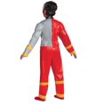 thumbnail image 2 of Red Ranger Costume Musculaire pour Enfants, Tenue Officielle Power Rangers Dino Fury avec Masque, Taille Enfant Moyen (7-8), 2 of 6