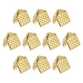 thumbnail image 1 of Unique Bargains 300Pack Ribbon Crimp Clamp Ends 6mm Cord End Clasp for DIY Craft Gold Tone, 1 of 7