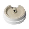 thumbnail image 2 of ALFI Brand ABC702 Évier Rond Semi-Encastré en Céramique de 19 Po avec Trou pour Robinet, Blanc, 2 of 3