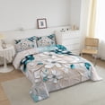 thumbnail image 3 of Erosebridal Wild Hummingbird Bedding Twin Comforter Set,White Flower Down Comforter,Oil Painting Room Decorative,2pcs, 3 of 7