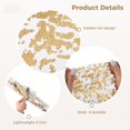 thumbnail image 4 of 50 PCS Disposable Dining Plate Mats, Golden Bowl Tableware Place Mat Pads Set, 13 Inches Round Foil Mesh Pressed Table Doilies, Metallic Thin Mesh Table Mats for Dining Table Wedding Birthday, 4 of 6
