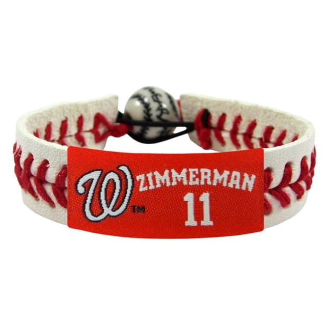 Bracelet Classique de Baseball Ryan Zimmerman des Washington Nationals