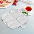 thumbnail image 3 of pstuiky Wall Mounted Hot Pot Tray Vegetable Prep & Soy Dipping Dish Storage Multi-Compartment Organizer, 3 of 5