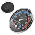 thumbnail image 2 of Thermo-Hygrometer Abs Black/Blue Room Climate Control Inside Thermometer Hygrometer Thermo Analogue Humidity Black, 2 of 9