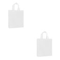 thumbnail image 1 of Decodeary Reusable Eco-Shopping Bag Folding Eco-Friendly Shoulder Storage Bag white 2Set, 1 of 6