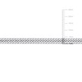 thumbnail image 3 of Miabella Sterling Silver Double Fancy Curb Link Necklace, 3 of 5