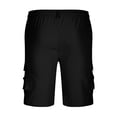 thumbnail image 2 of Plebaso Summer Mens Cargo Shorts Elastic Waist Drawstring Work Outdoor Shorts Lightweight Hiking Shorts, 2 of 5