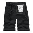 thumbnail image 1 of DPTALR Pantalon Cargo Mi-Long pour Hommes Coupe Régulière Classique Salopettes pour Hommes Shorts d'Été pour Hommes, 1 of 3