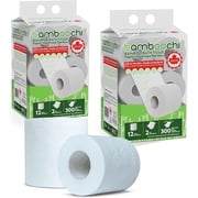 Bamboo Toilet Paper, Septic Safe Toilet Paper 2 Ply 24 Rolls 300 Sheets Per Roll, Soft Unscented Bath Tissue, RV Safe, Eco-Friendly, Non Chlorine, PFAS Free, Proudly Made in Canada