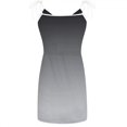 thumbnail image 3 of Pisexur Robe T-Shirt Décontractée d'Été pour Femmes Robe Tunique Sans Manches Col en V Aguichant Couleur Unie Dégradé Imprimé Mini Robe avec Poche, 3 of 6