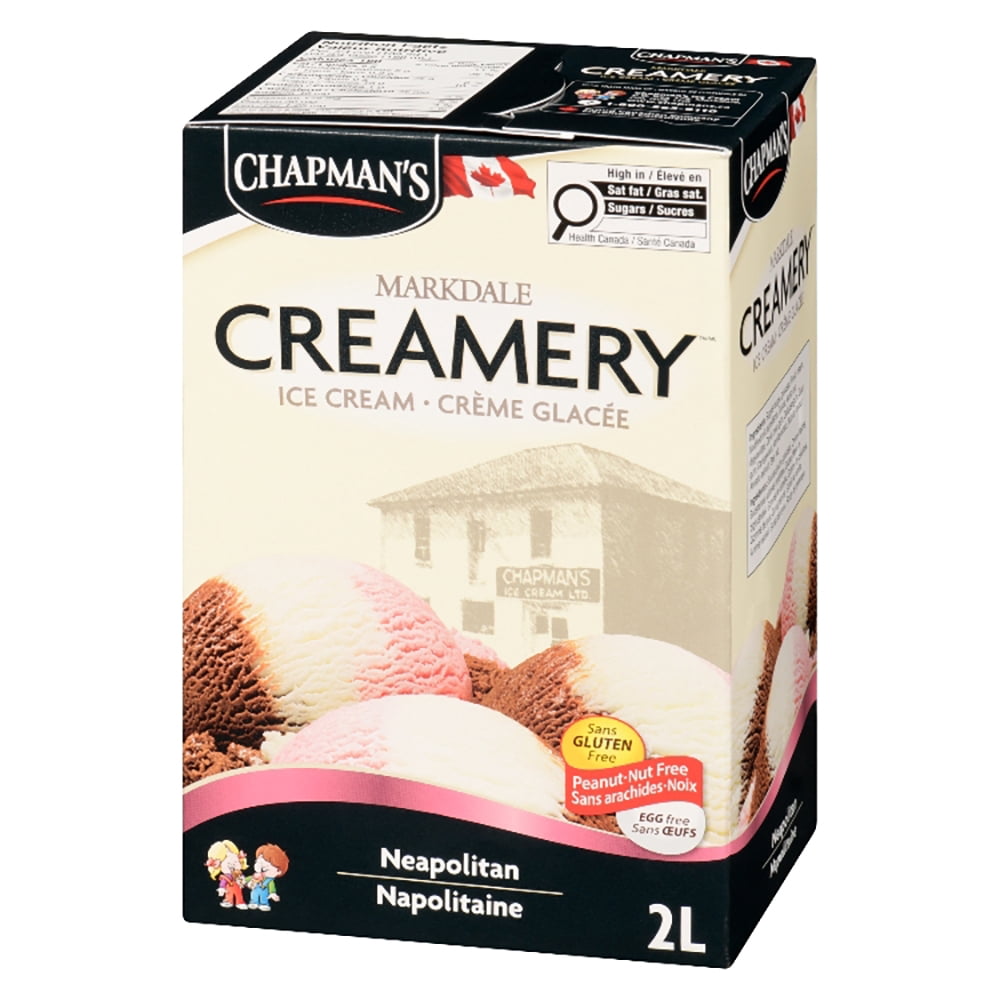 Chapman's Markdale Creamery Crème Glacée Napolitaine 2L