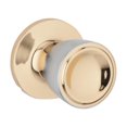 thumbnail image 1 of Weiser Beverly Passage Knobs in Bright Brass/Satin Chrome, 1 of 2