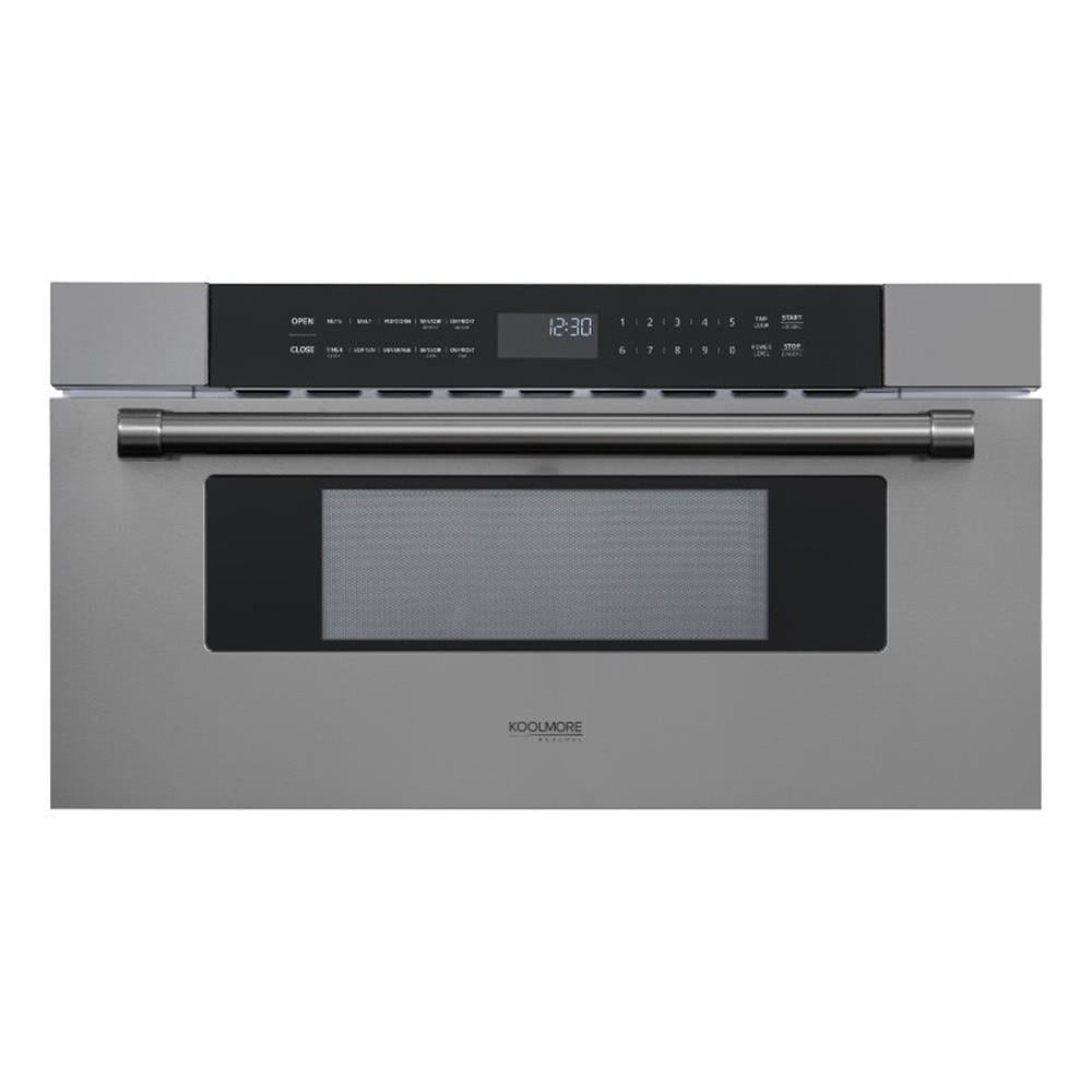 30 in. Black Stainless-Steel Microwave Drawer