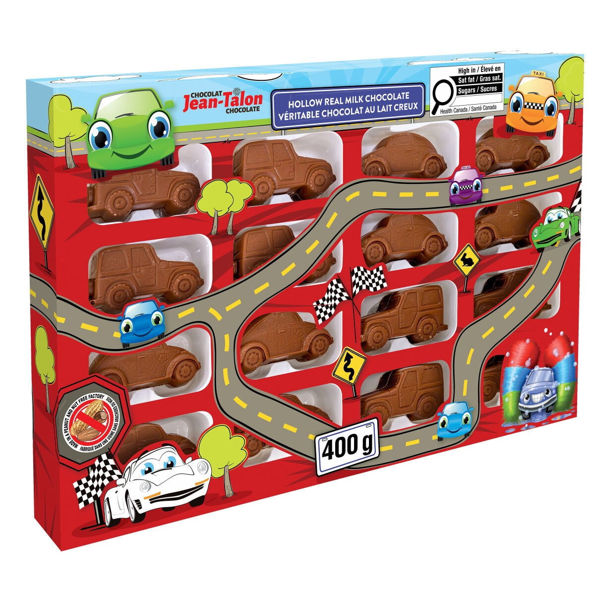 Hollow Real Milk Chocolate Miniature Cars
