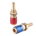 thumbnail image 2 of Water Cooled Gas Adapter Hose Fitting, Portable Quick Water Cooled Gas Adapter Quick Connection Abrasion Resistance  For PTA For MIG, 2 of 7