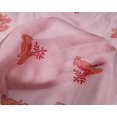 thumbnail image 4 of oneOone Silk Tabby Fabric Bird Block Print Fabric BTY 42 Inch Wide, 4 of 4