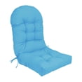 thumbnail image 4 of S SERENABLE High Back Chair Cushion Waterproof Chair Pad for Living Room Outside Balcony Light Blue, 4 of 9