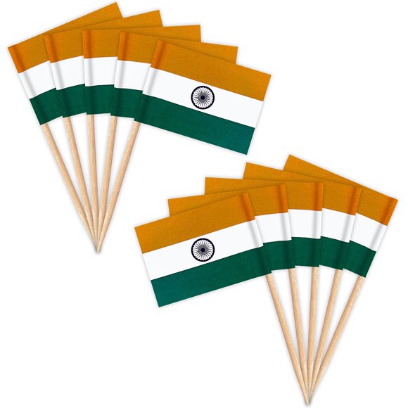 ZXvZYT Drapeau Cure-Dents (Inde)