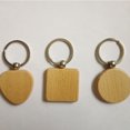 thumbnail image 3 of Wood DIY Key Chain Portable Man Home Car Vehicle Woman Paintable Hanging Crafts Making Bag Handbag Clothes Automotive Keychain Accessories Round, 3 of 9