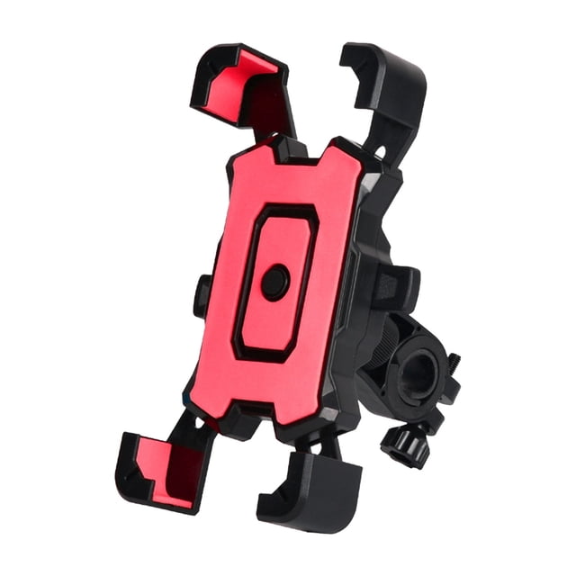 Wireless Charger Car Mount,Cycling Mobile Phone Bracket Motorcycle Bicycle Shockproof Navigation Mobile Phone Bracket,Red