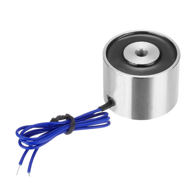 Solénoïde Rond Électroaimant DC 12V 180N 44LB/20Kg Aimant Électrique pour Équipement d'Automatisation