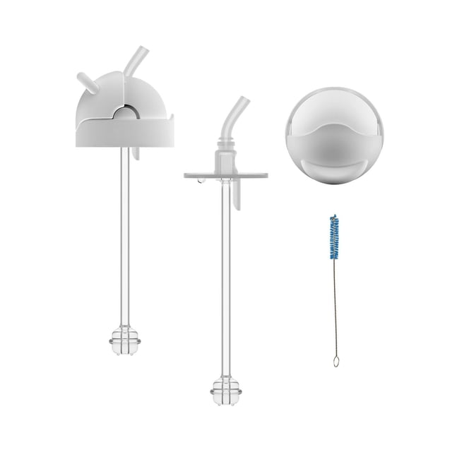Dr. Brown's Milestones Sippy Straw Bottle Conversion Kit, fits Wide-Neck Options + Bottles